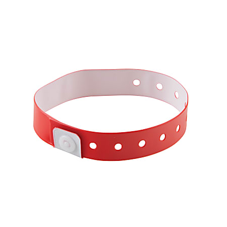 Advantus Colored Vinyl Wristbands - 100 / Pack - 0 Advantus Colored Vinyl Wristbands - 100 / Pack - 0