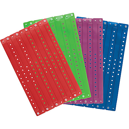 Advantus Colored Vinyl Wristbands - 100 / Pack - 0 Advantus Colored Vinyl Wristbands - 100 / Pack - 0
