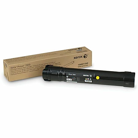 Xerox® 7800 Black High Yield Toner Cartridge, 106R01569