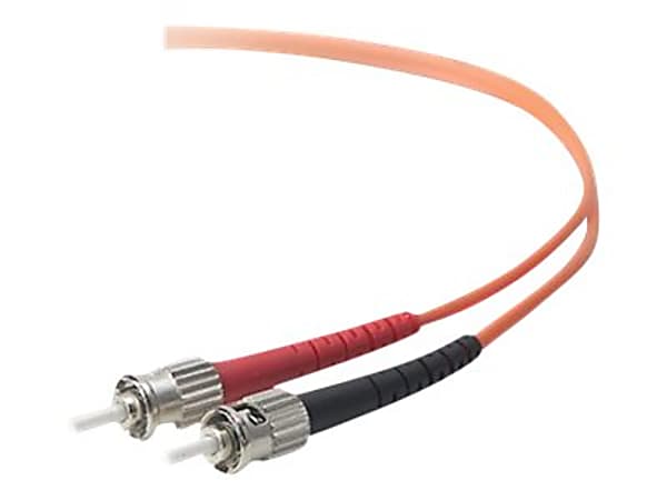 Belkin - Patch cable - ST/PC multi-mode (M) to ST/PC multi-mode (M) - 10 m - fiber optic - 62.5 / 125 micron - OM1 - orange