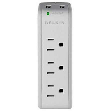 Belkin® Mini Surge Protector With USB Charger