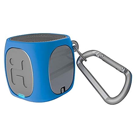 iHome® iBT55 Rechargeable Wireless Mini Speaker, Blue/Gray