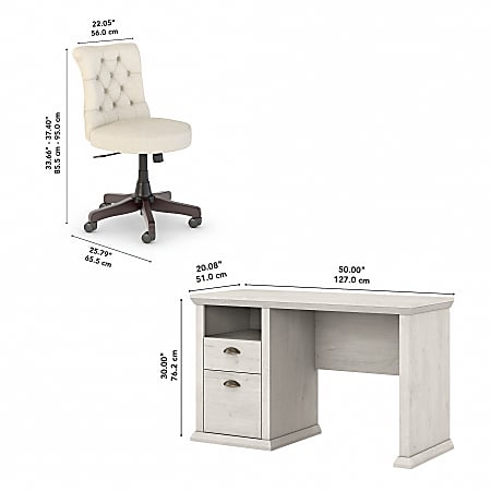 Bush Business Furniture Yorktown 50 W Home Office Computer Desk