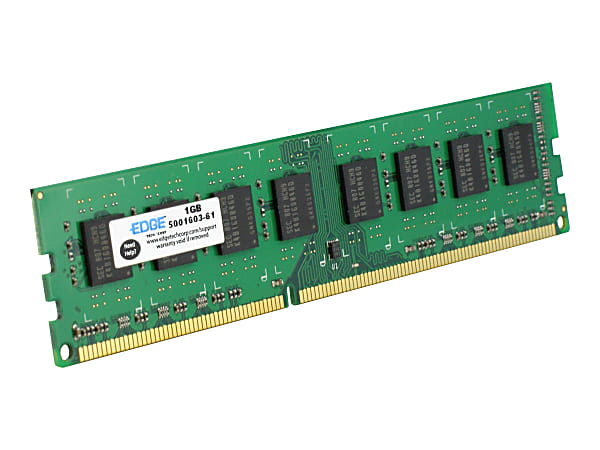 EDGE 8GB DDR3 SDRAM Memory Module - 8 GB (1x 8GB) - DDR3-1600/PC3-12800 DDR3 SDRAM - 1600 MHz - Non-ECC - Unbuffered - 240-pin - DIMM - PE234546