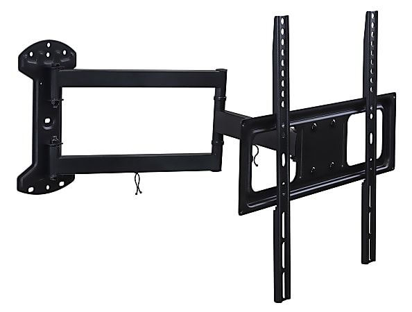 Mount-It! MI-3991XL Full-Motion TV Wall Mount With Articulating Arm For Screens 32 - 55", 11-3/4”H x 20-5/8”W x 2-1/2”D, Black