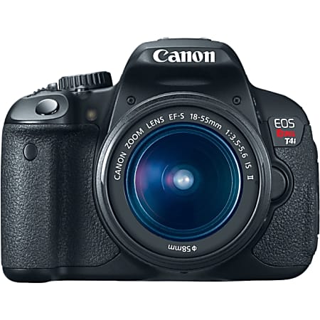 Canon EOS T4i 18 Megapixel Digital SLR Camera with Lens - 18 mm - 55 mm