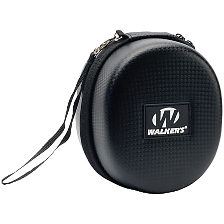 Walker's Game Ear® Razor Muff Storage Case, 3-5/16” x 3-5/8” x 3-5/8”, Black