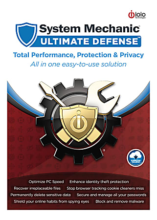 iolo Technologies System Mechanic Ultimate Defense, Product Key Card