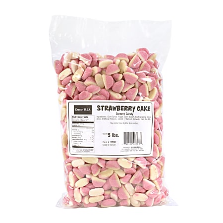 Kervan Strawberry Cake Gummies, 5-Lb Bag