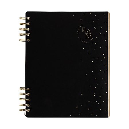 2025 Happy Planner Monthly/Weekly Classic Customizable Spiral Planner, 7" x 9-1/4", Cosmic Plans, Undated, PZ0018C001