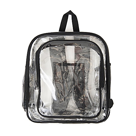 Promarx Backpack, 14"H x 13”W x 7”D, Clear