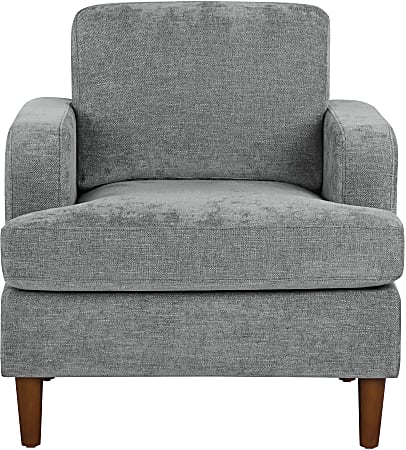 Lifestyle Solutions Serta Friedrich Accent Guest Chair, Light Gray/Natural