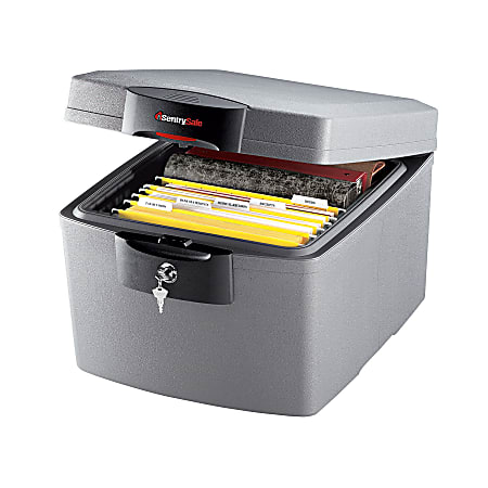 Sentry®Safe Waterproof Fire File, Silver Gray