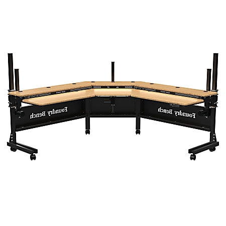 VersaDesk Foundry Bench 80 W Electric Height Adjustable Corner