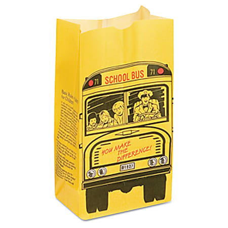 Bagcraft SOS Dubl Wax® Bakery Bags, 6 Lb, Multicolor, Pack Of 500 Bags