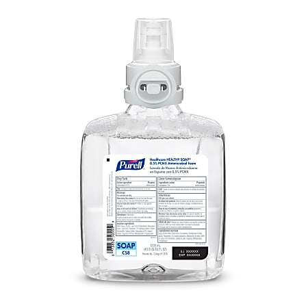 Purell® CRT CS8 Healthy Soap 0.5% PCMX Antimicrobial Foam Refill, Floral Scent, 1200mL
