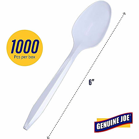 Genuine Joe Individually Wrapped Spoon 1 Pieces Spoon 1 x Spoon