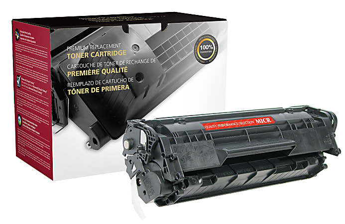 Office Depot® Remanufactured Black MICR Toner Cartridge Replacement for HP 12A, OD12AM
