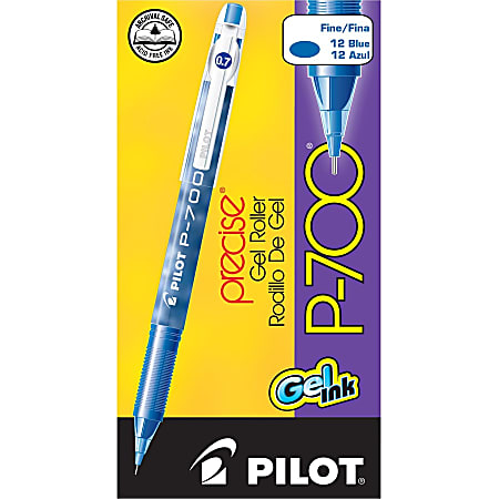PILOT G2 Premium Refillable & Retractable Rolling Ball Gel Pens, 0.7mm Fine  Point, Blue Ink, 6 Count