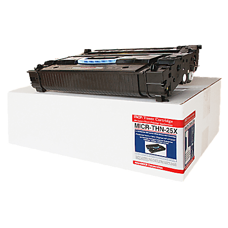 microMICR MICR Toner Cartridge - Alternative for HP 25X - Laser - Standard Yield - 34500 Pages - Black - 1 Each microMICR MICR Toner Cartridge - Alternative for HP 25X - Laser - Standard Yield - 34500 Pages - Black - 1 Each