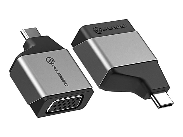 ALOGIC Ultra MINI - Adapter - 24 pin USB-C male to HD-15 (VGA) female - space gray - 1200p support