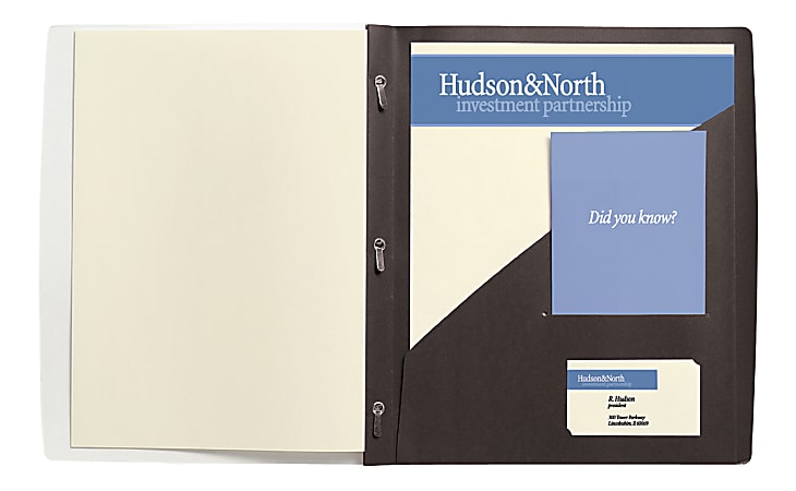 GBC® Frosted Front Report Cover, 11 1/2" x 9 1/2", Black, Pack Of 5