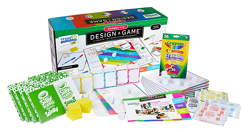 Crayola STEAM Design-A-Game Kit, Grades 4 - 5