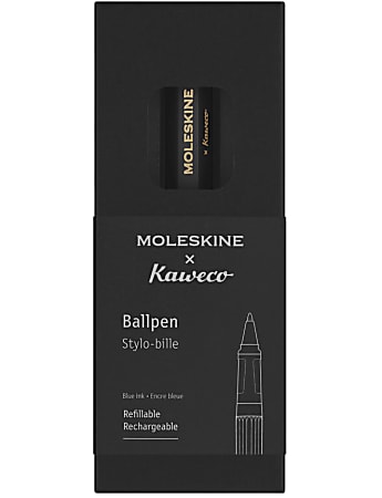 Moleskine X Kaweco Pen Medium Point 1.0 mm Black Barrel Blue Ink - Office  Depot