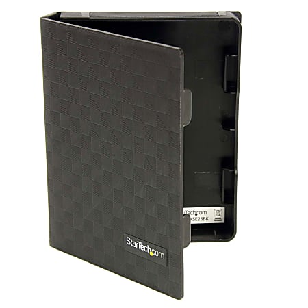 StarTech.com 2.5in Anti-Static Hard Drive Protector Case - Black (3pk) - Provides safe handling and anti-static protection  - HDDCASE25BK