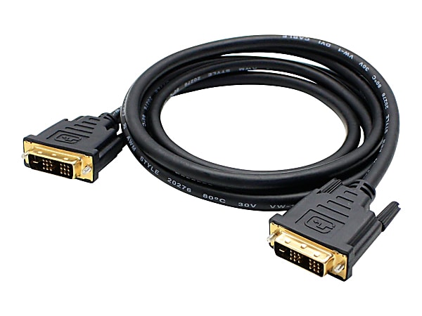 AddOn 6ft DVI-D Cable - DVI cable - single link - DVI-D (M) to DVI-D (M) - 6 ft - black