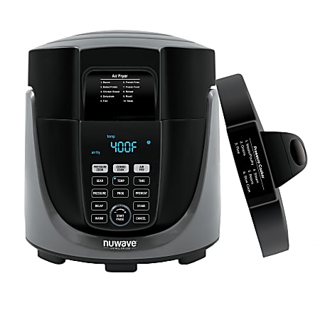 NuWave 33901 Duet Pressure CookerAir Fryer 11 34 H x 12 34 W x 22