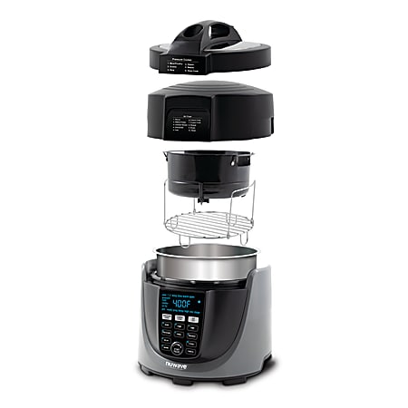 NuWave 33901 Duet Pressure CookerAir Fryer 11 34 H x 12 34 W x 22