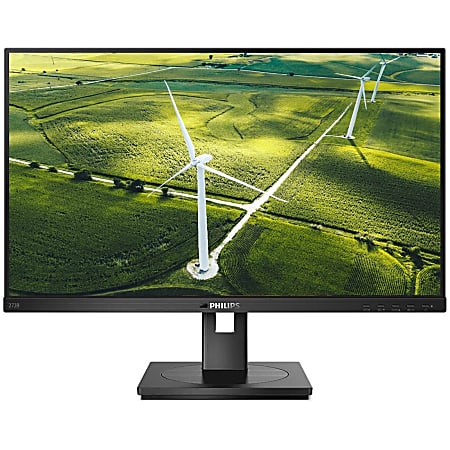 Philips 272B1G 27" Class Full HD LCD Monitor - 16:9 - Textured Black - 27" Viewable - In-plane Switching (IPS) Technology - 272B1G
