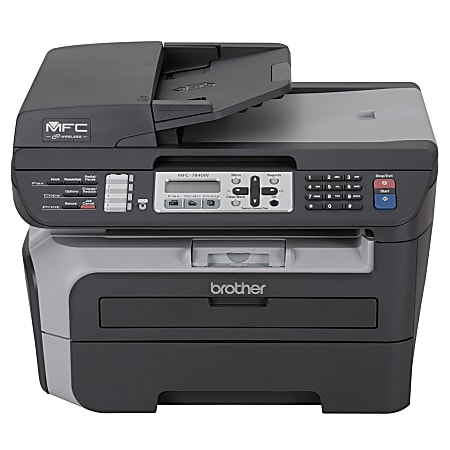 Brother® MFC-7840W Monochrome Laser Flatbed All-In-One
