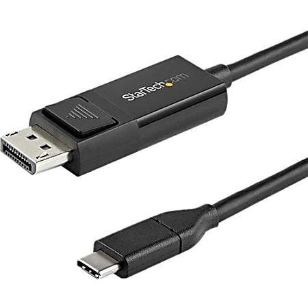 StarTech.com USB C To DisplayPort 1.2 Cable, 3'