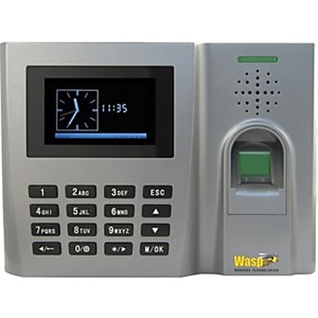 Wasp WaspTime B2000 Biometric Time Clock - Biometric, Key Code