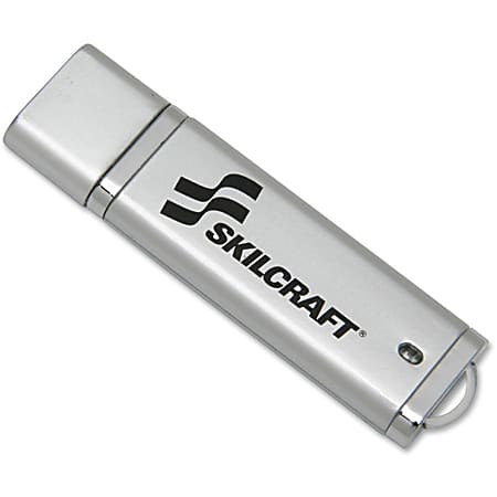 SKILCRAFT USB Flash Drive With 256-Bit AES Encryption,