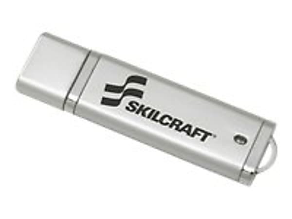 SKILCRAFT USB Flash Drive With 256-Bit AES Encryption, 2GB (AbilityOne 7045-01-558-4986)