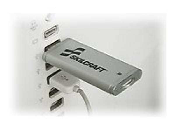 SKILCRAFT USB Flash Drive With 256-Bit AES Encryption, 16GB (AbilityOne 7045-01-558-4988)