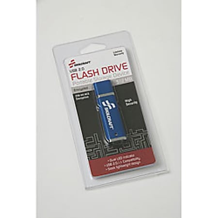 USB Flash Drive With 256-Bit AES Encryption, 16GB (AbilityOne 7045-01-558-4994)