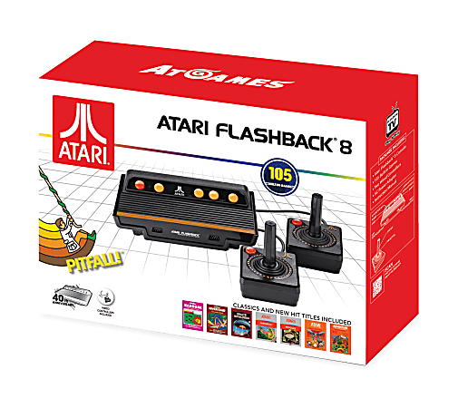 At Games Atari Flashback 8 Game Console, Black