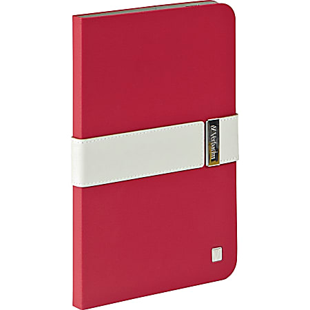 Verbatim Folio Signature Case for iPad mini (1,2,3) - Red/Grey - Red/Grey