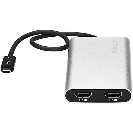 Thunderbolt 3 to Dual HDMI Adapter - 4k 30Hz - Windows only Compatible