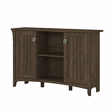 Bush Furniture Salinas Accent Storage Cabinet With Doors, Ash Brown, Standard Delivery
