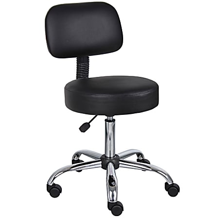 Boss Office Products Medical Stool With Back And