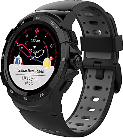 MyKronoz ZeSport2 Smartwatch BlackGray KRZESPORT2 BKGREY Office Depot