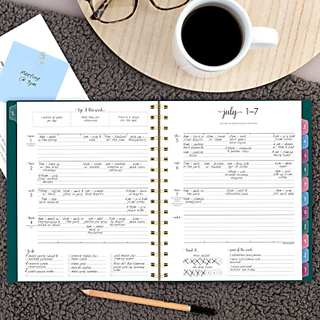 2024 2025 AT A GLANCE Harmony WeeklyMonthly Academic Planner 7 x 8 34 ...