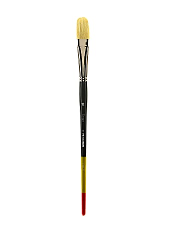 Princeton Snap Paint Brush, Size 12, Filbert Bristle, Synthetic, Multicolor