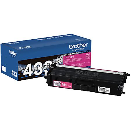 Brother® TN-433 Magenta High Yield Toner Cartridge, TN-433M