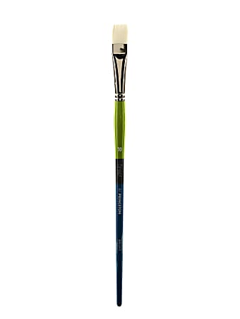 Princeton Snap Paint Brush, Series 9800, Size 10, Bright, White Taklon, Synthetic, Multicolor